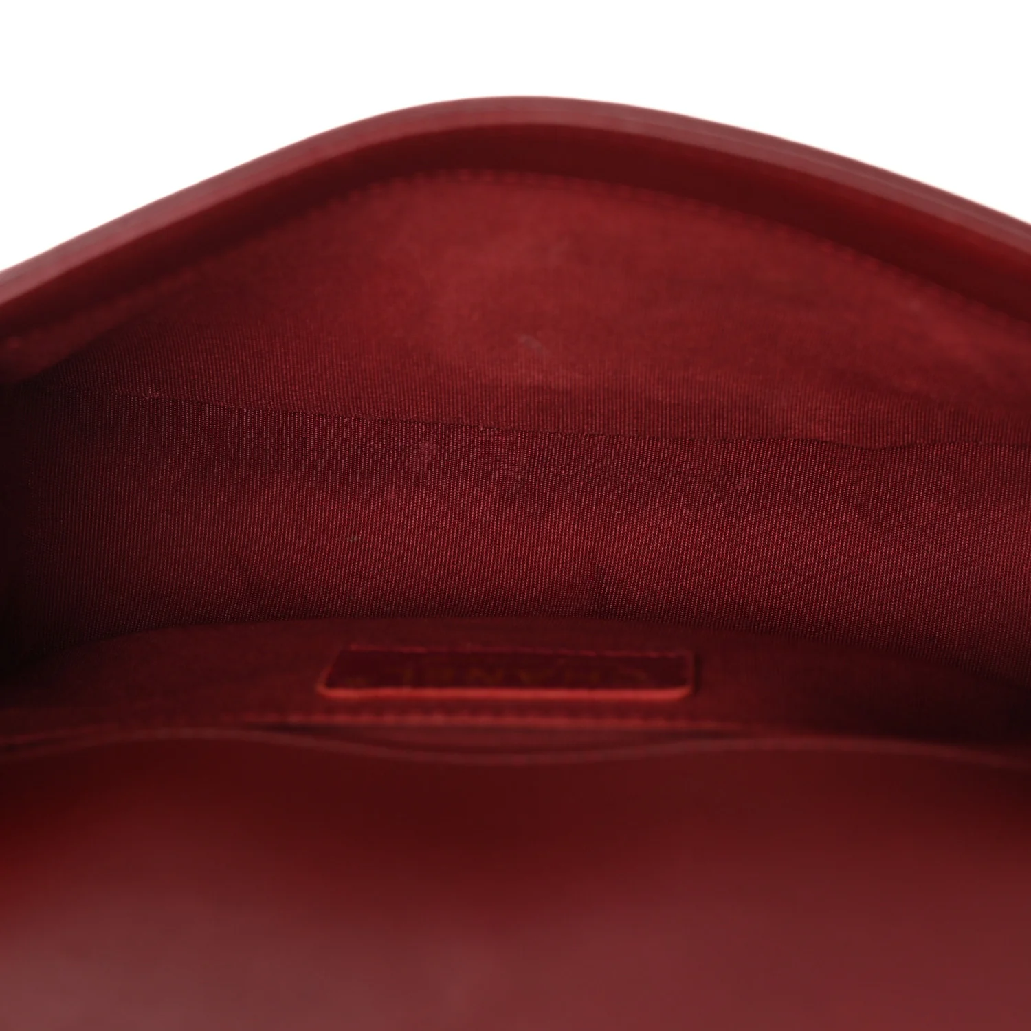 Lambskin Quilted Small Boy Flap Burgundy - Top Club
