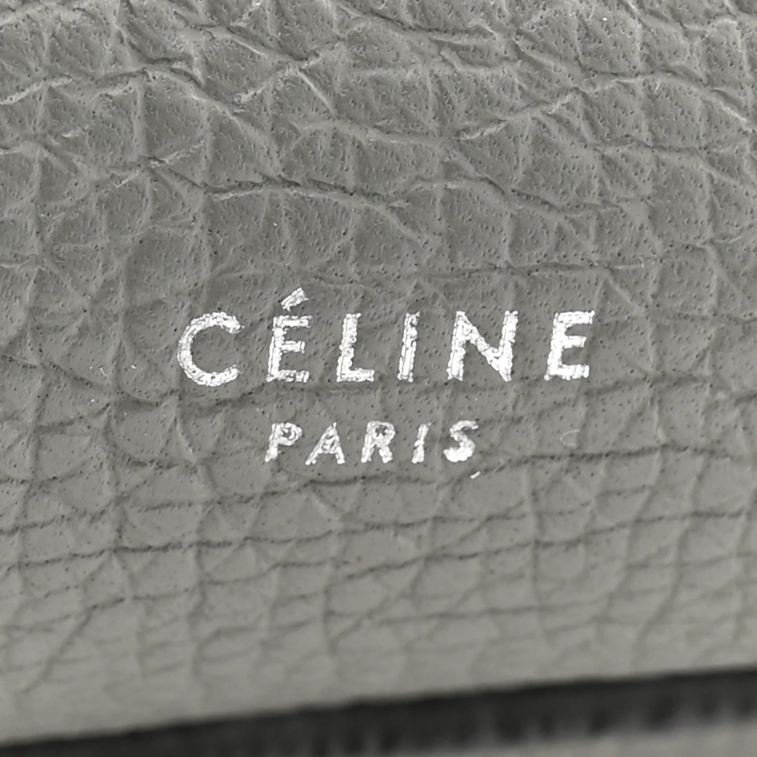 Supple Grained Calfskin Medium Big Bag Grey - Top Club