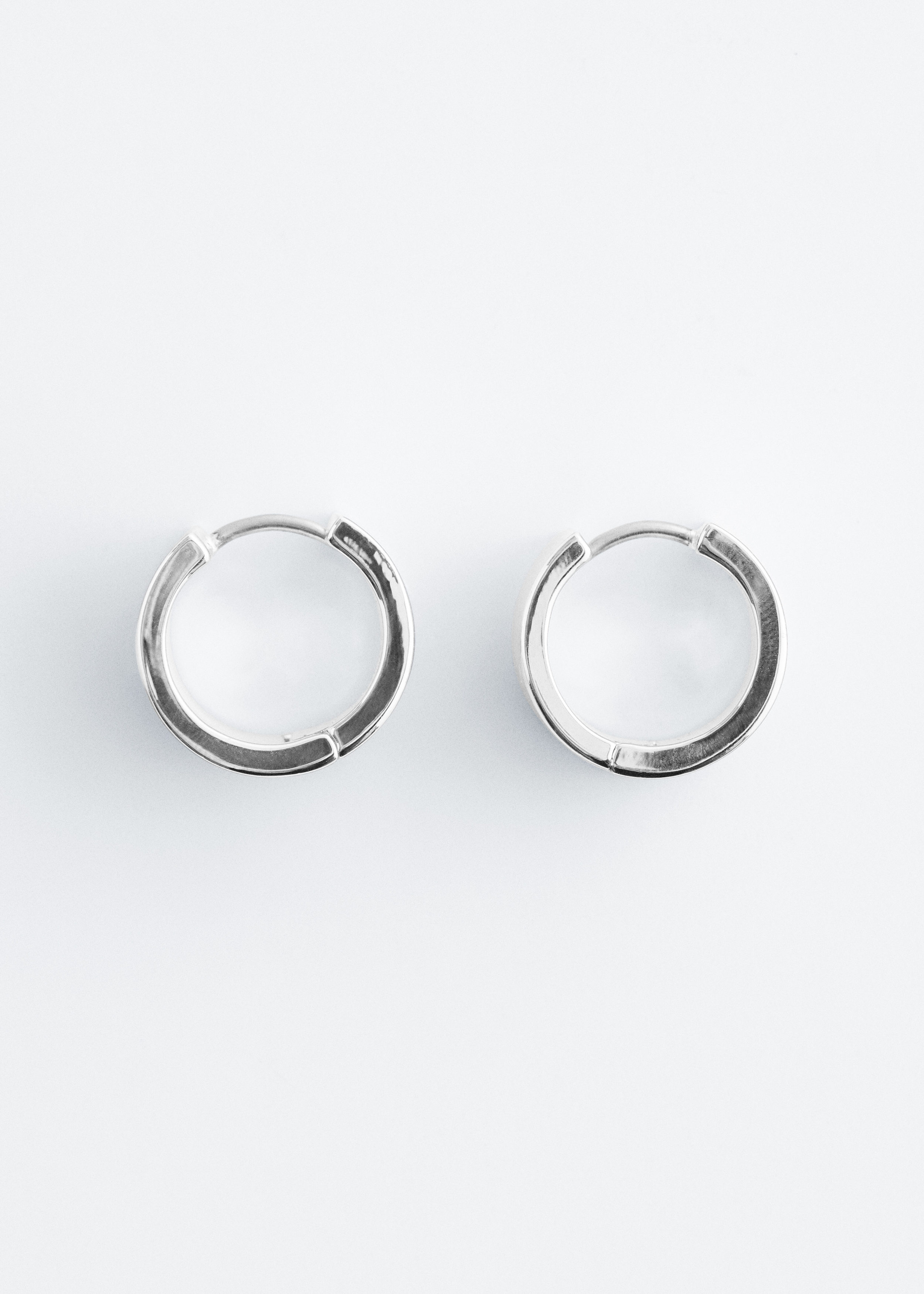 & Other Stories CHUNKY ANGULAR HOOP EARRINGS
