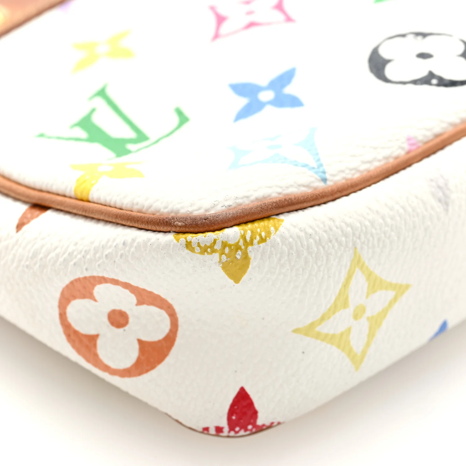 Monogram Multicolor Pochette Accessories White - Top Club