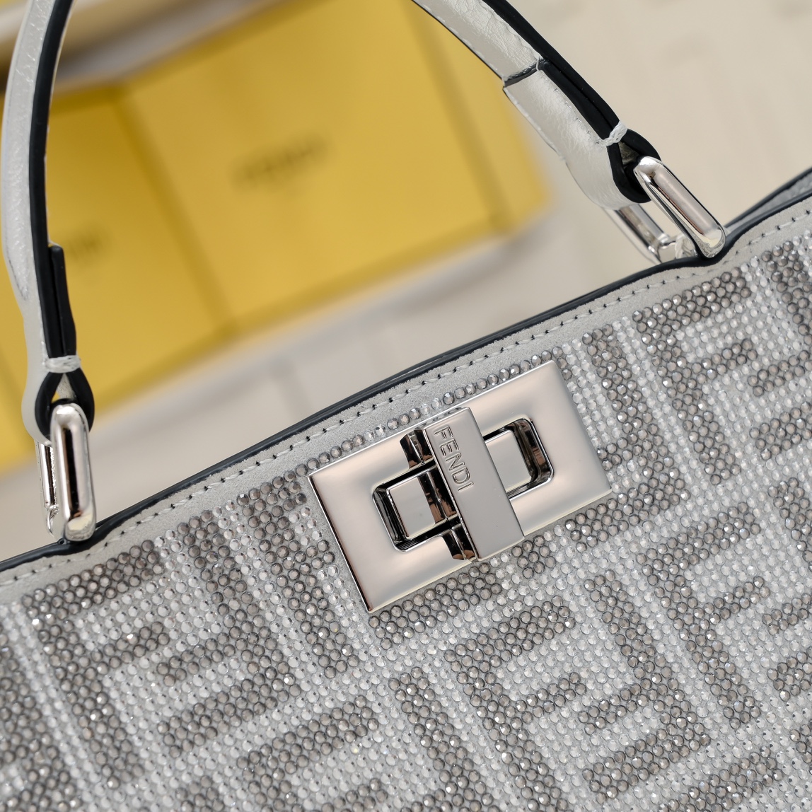 Fen Peekaboo ISeeU Petite diamond tote bag - Top Club