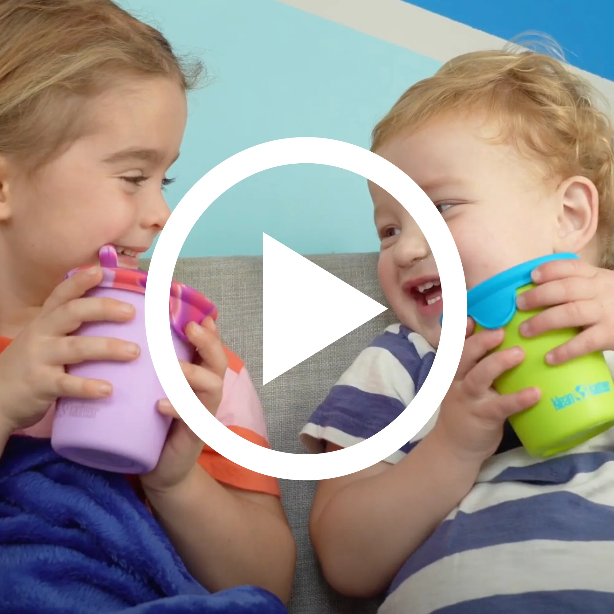 Kid's Sippy Cup and Water Bottle Set