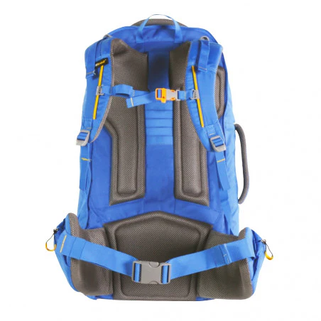 OZtrail QUEST TRAVEL PACK 65L travel backpack with 20L Daypack – blue