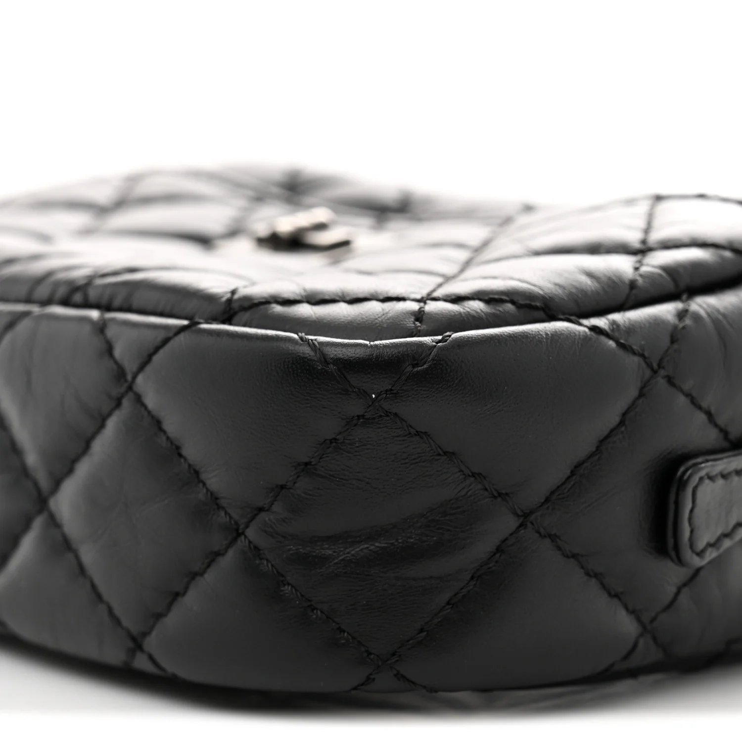 Aged Calfskin Quilted Mini Reissue Camera Case Black - Top Club