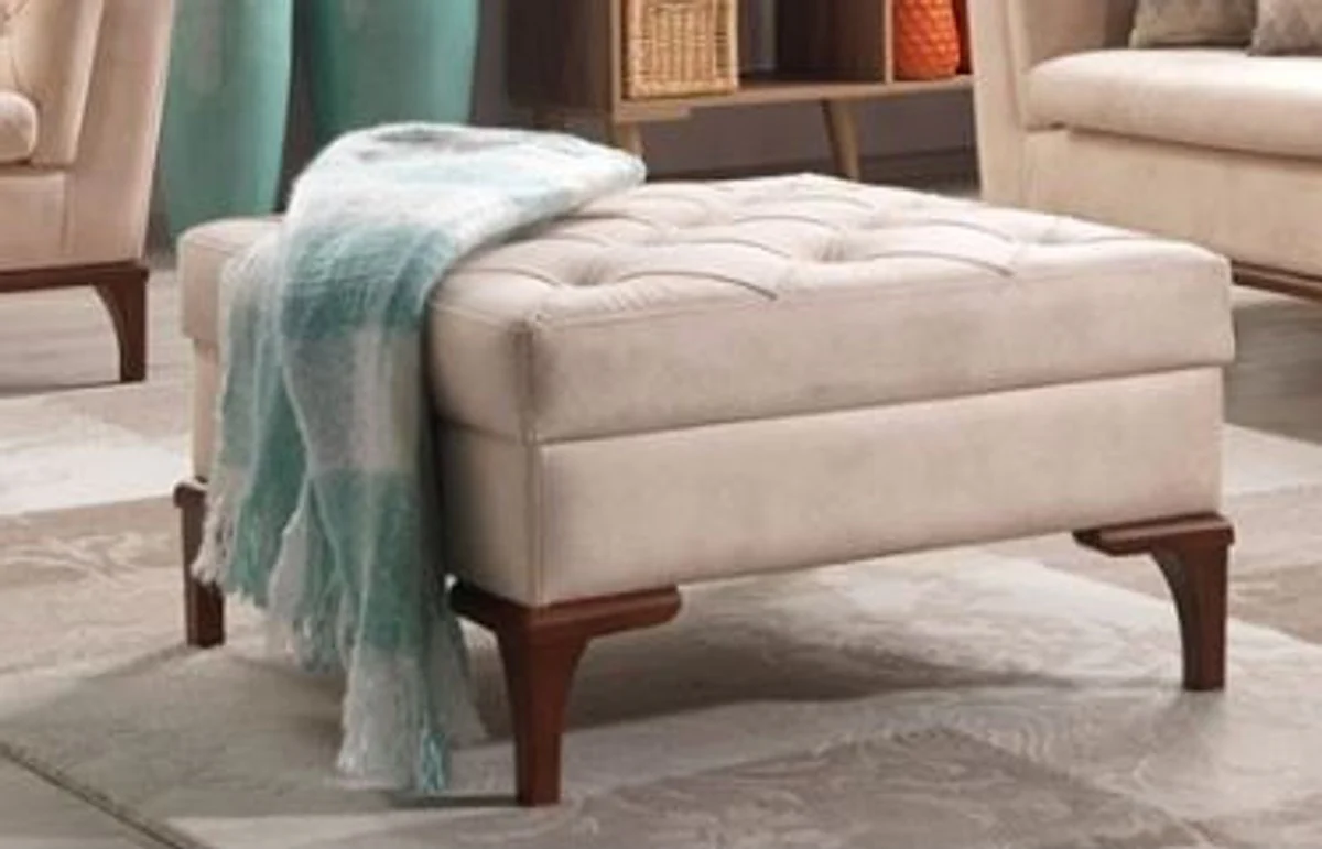 Designer Club Stool Paris Cream - Hotel Furniture - Chesterfield Design