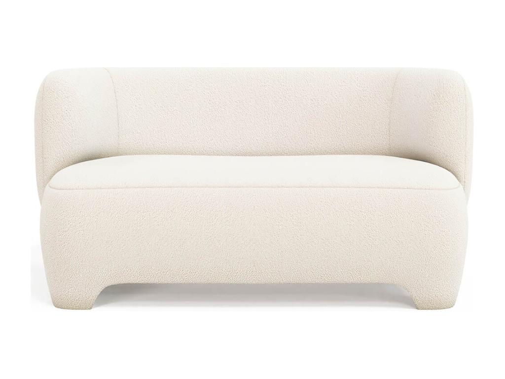 Sofá de 2/3 plazas - Tapizado en Tela Bouclé - Magnolia