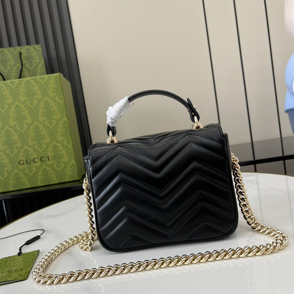 GG Marmont mini top handle bag - Top Club