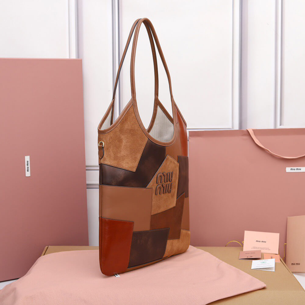 MIUMIU REGULAR IVY leather patchwork bag(HIGH-END GRADE) - Top Club