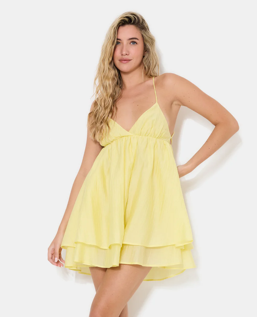 Pimkie Robe courte dos-nu avec bretelles à nouer