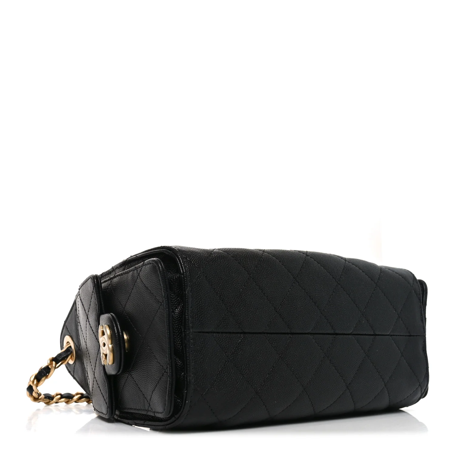 Caviar Quilted Mini Chanel 25 Handbag Black - Top Club