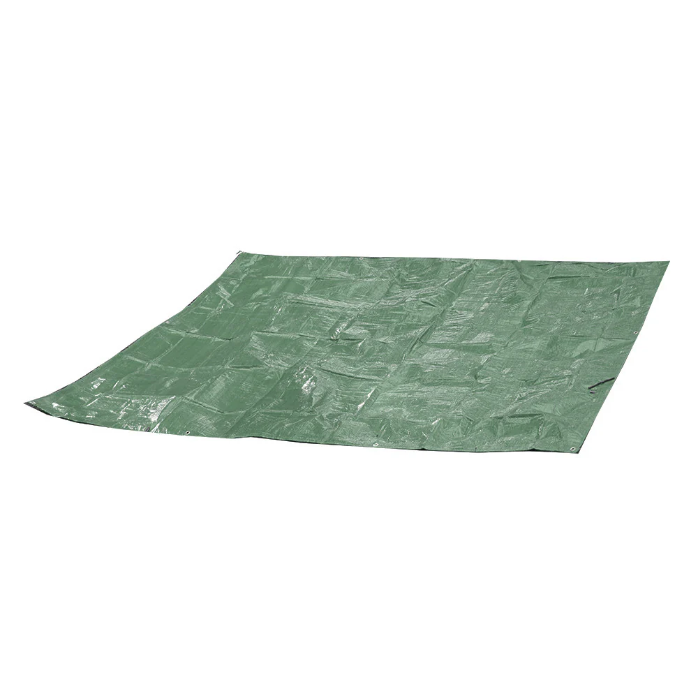 Camping floor - RAFFIA CANVAS 2 X 3 - camu green