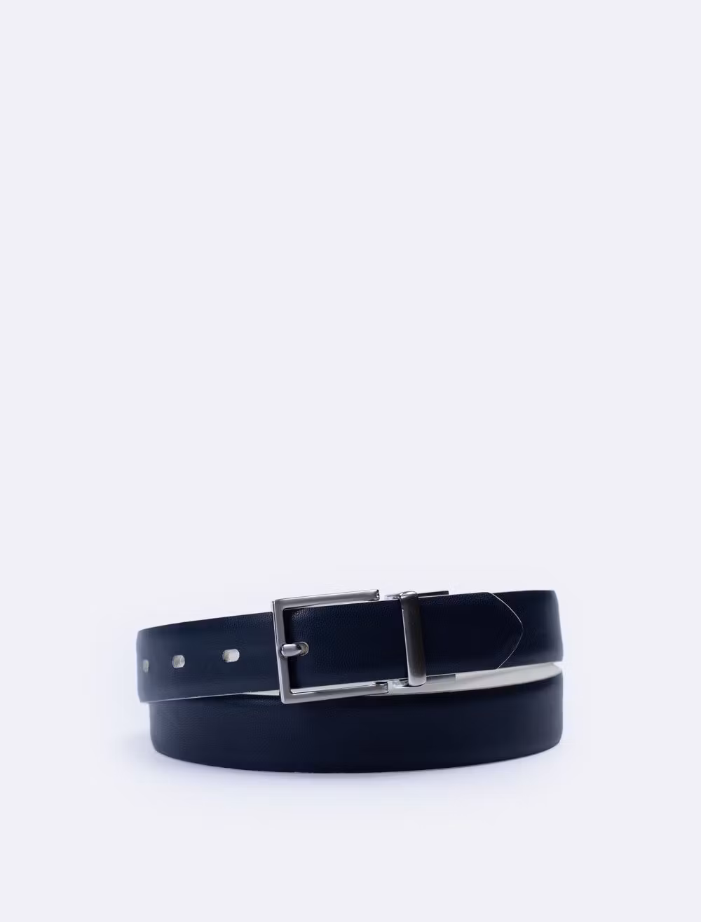 COACH Solid Reversible Harness Buckle Belt
