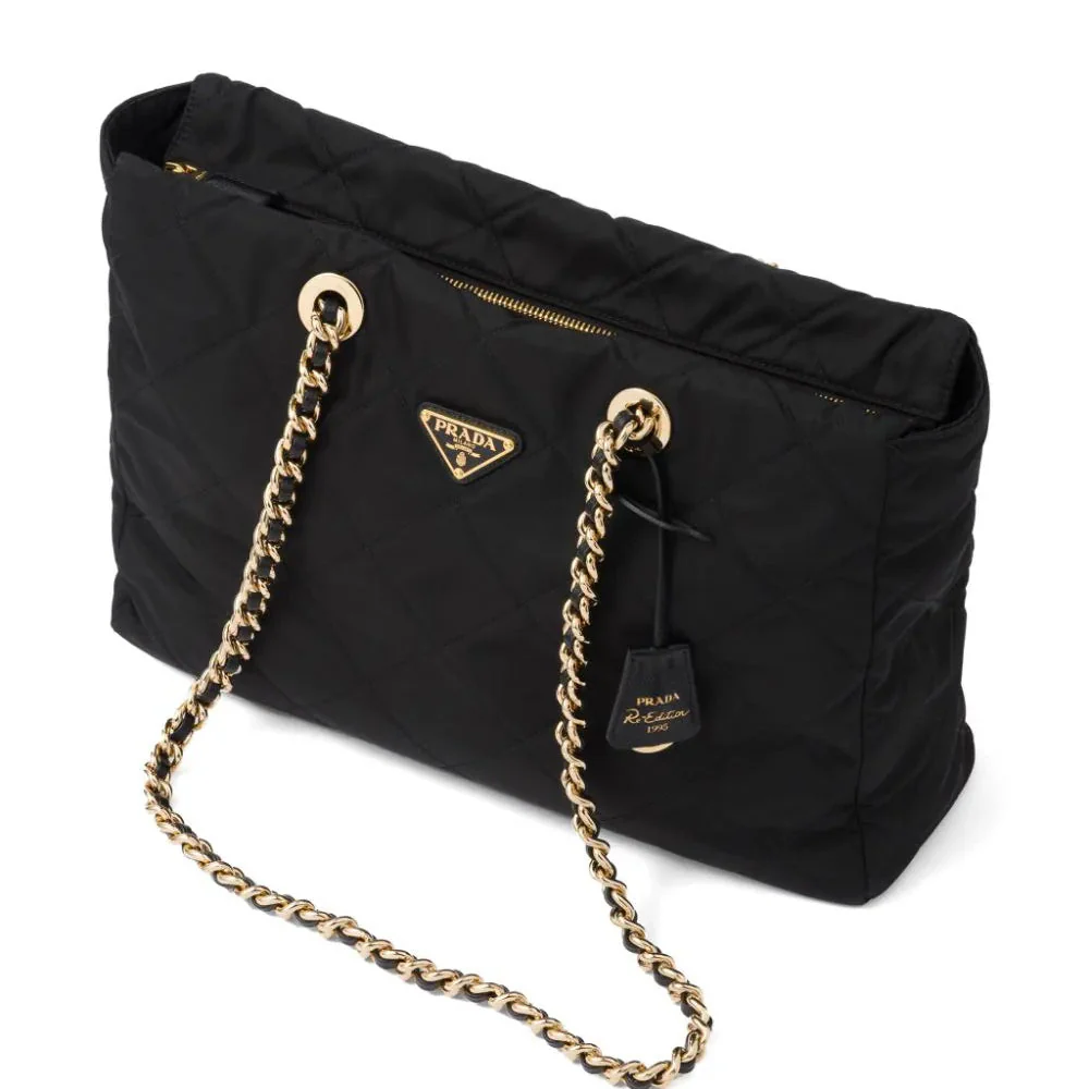 Prada Re-edition Vintage Chain Tote Bag - Top Club