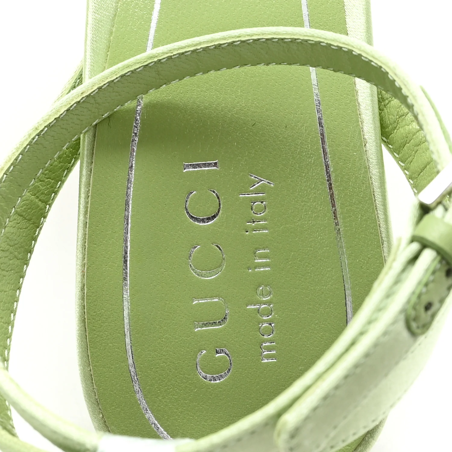 Satin Crystal Horsebit Sandal Pumps 36.5 - Top Club