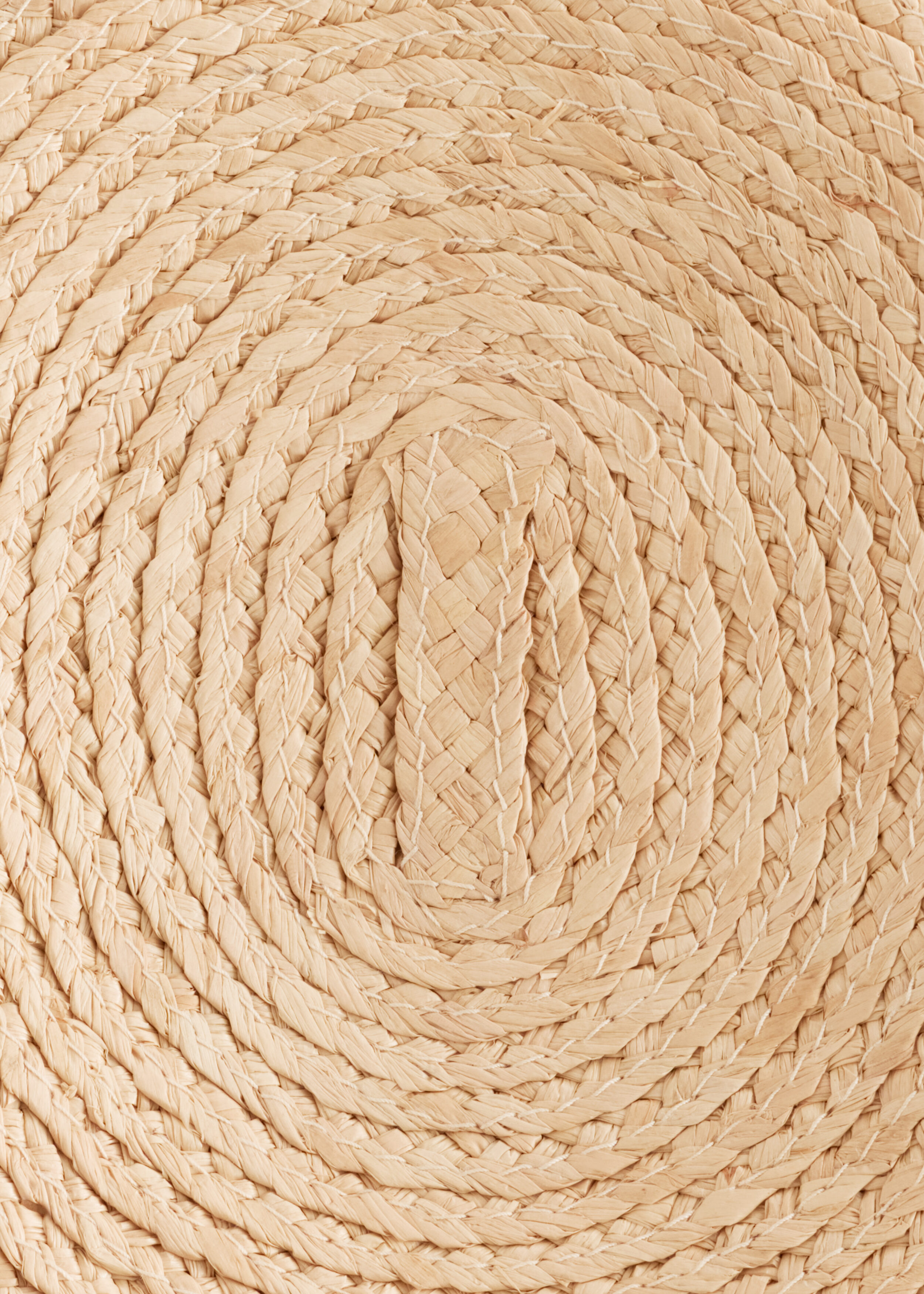 & Other Stories GROSGRAIN-TRIMMED RAFFIA STRAW HAT