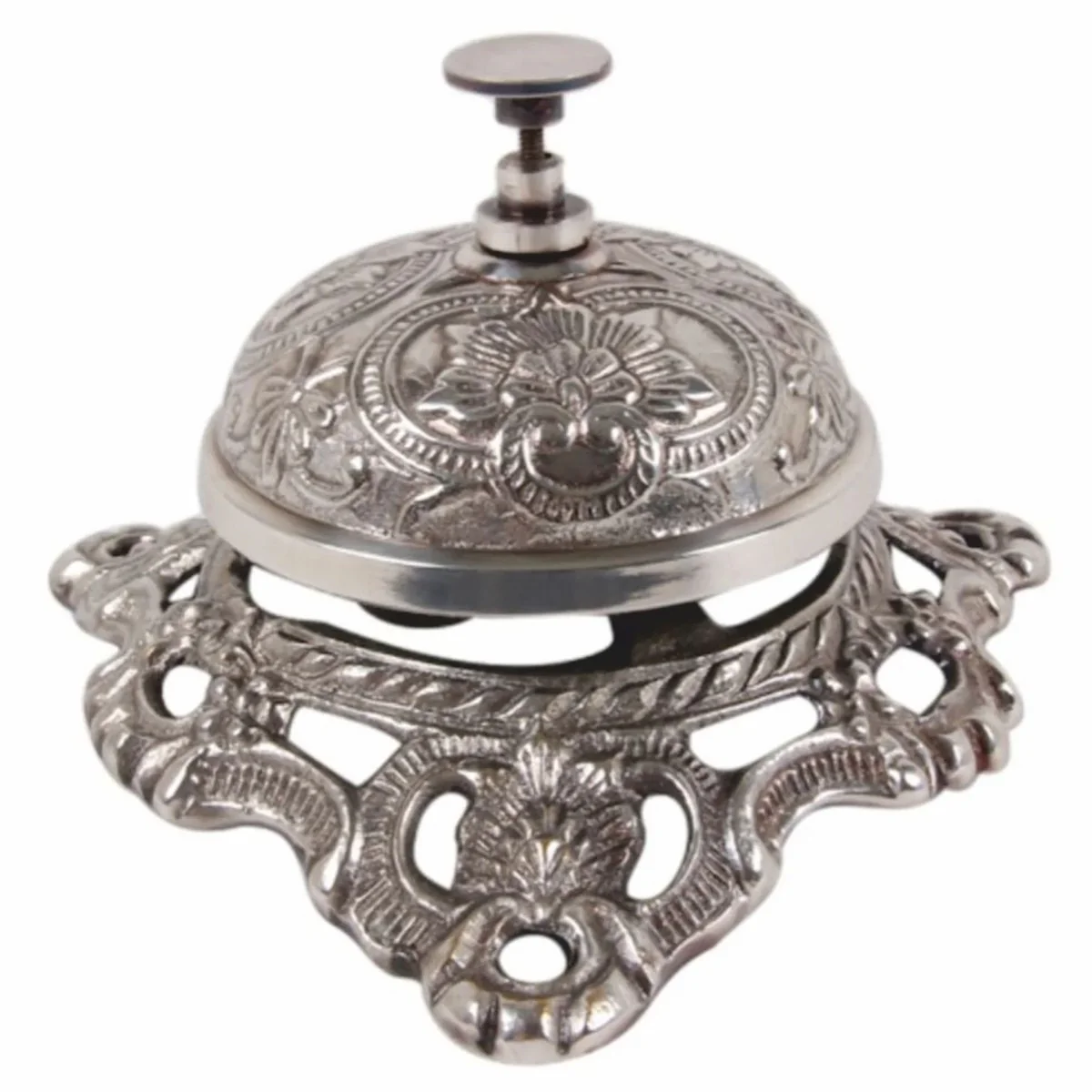 Barock Tischglocke Silber 13 cm - Hotel & Gastronomie Accessoires