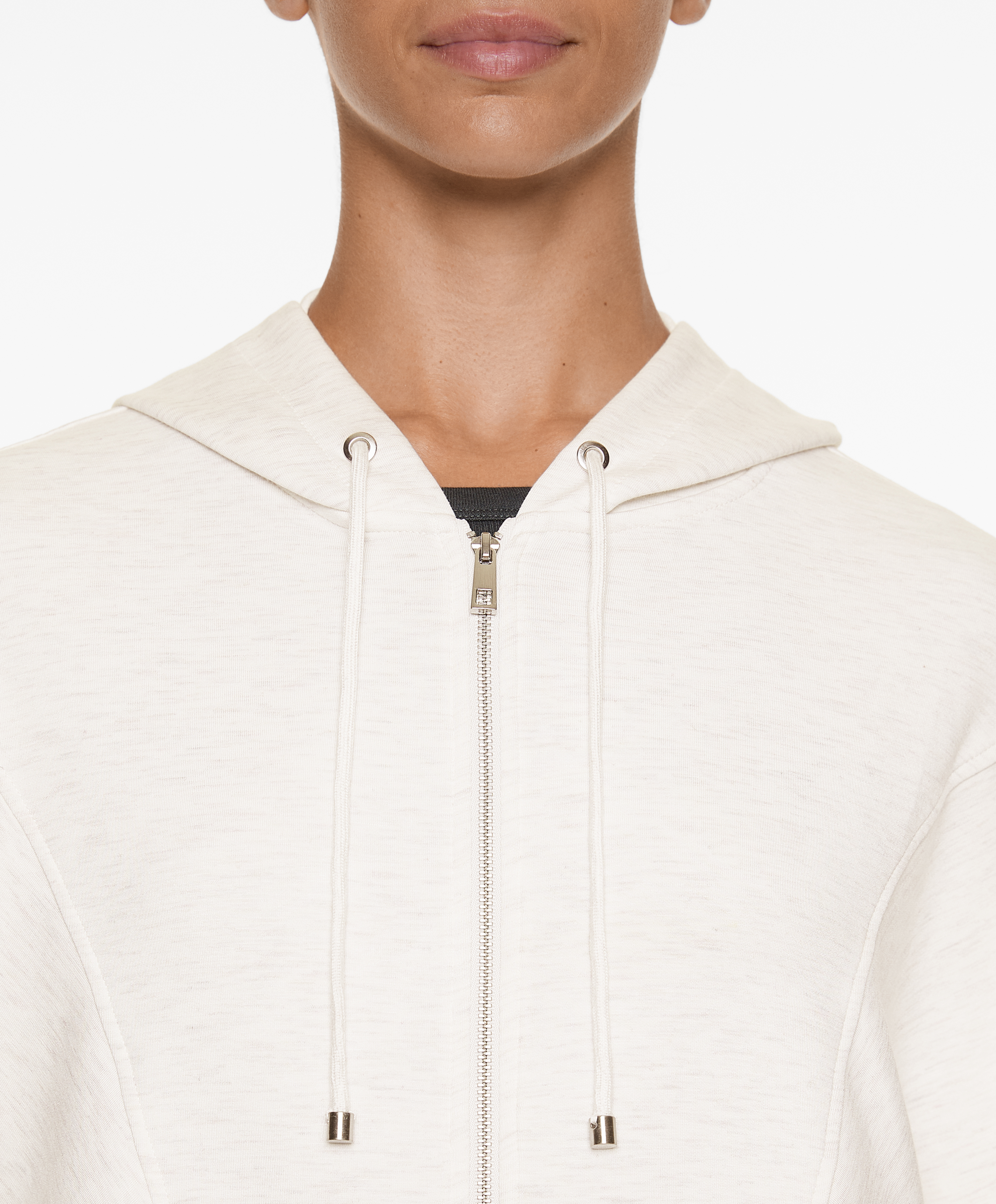 OYSHO Crop hooded jacket