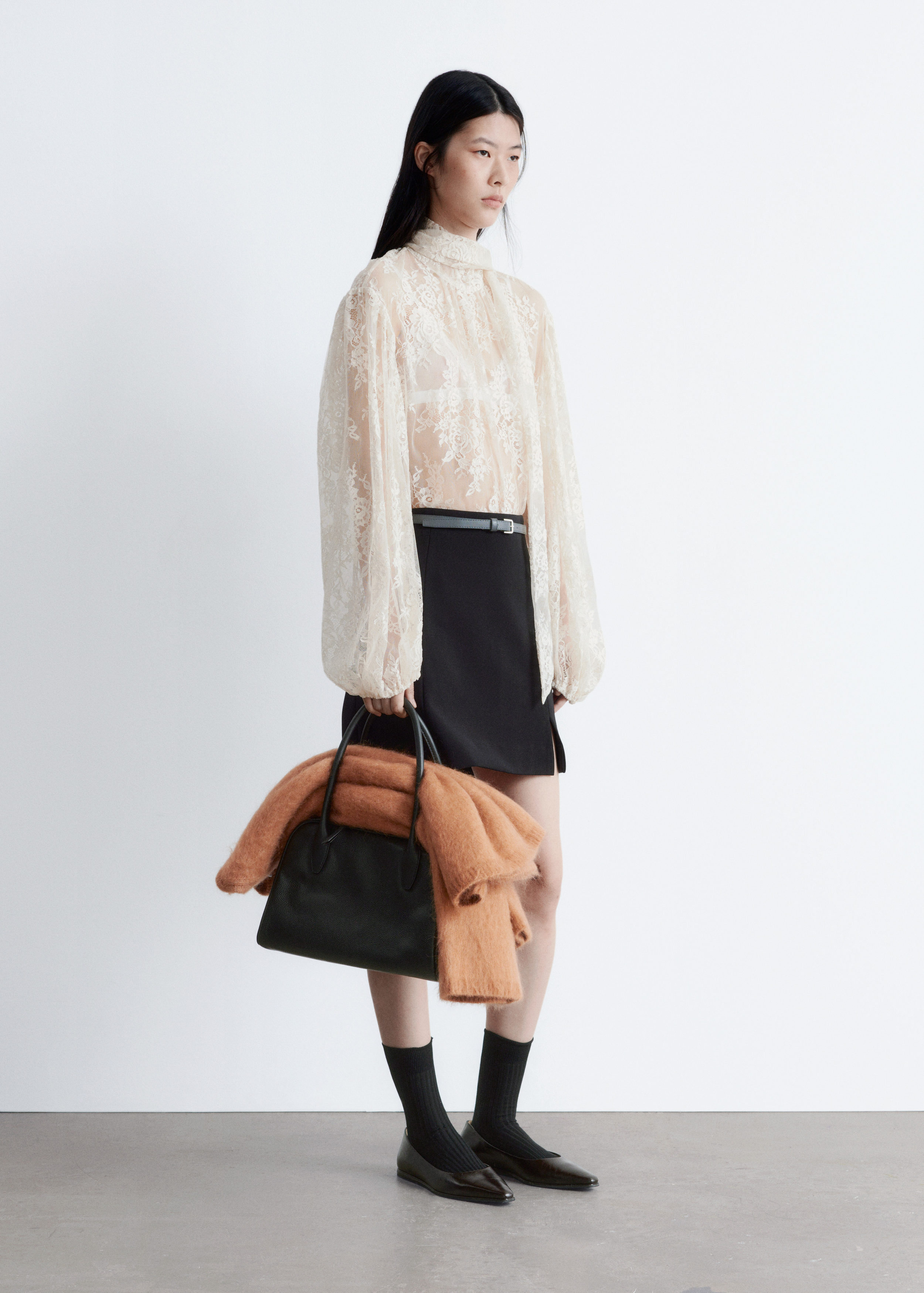 & Other Stories HIGH-WAIST MINI SKIRT