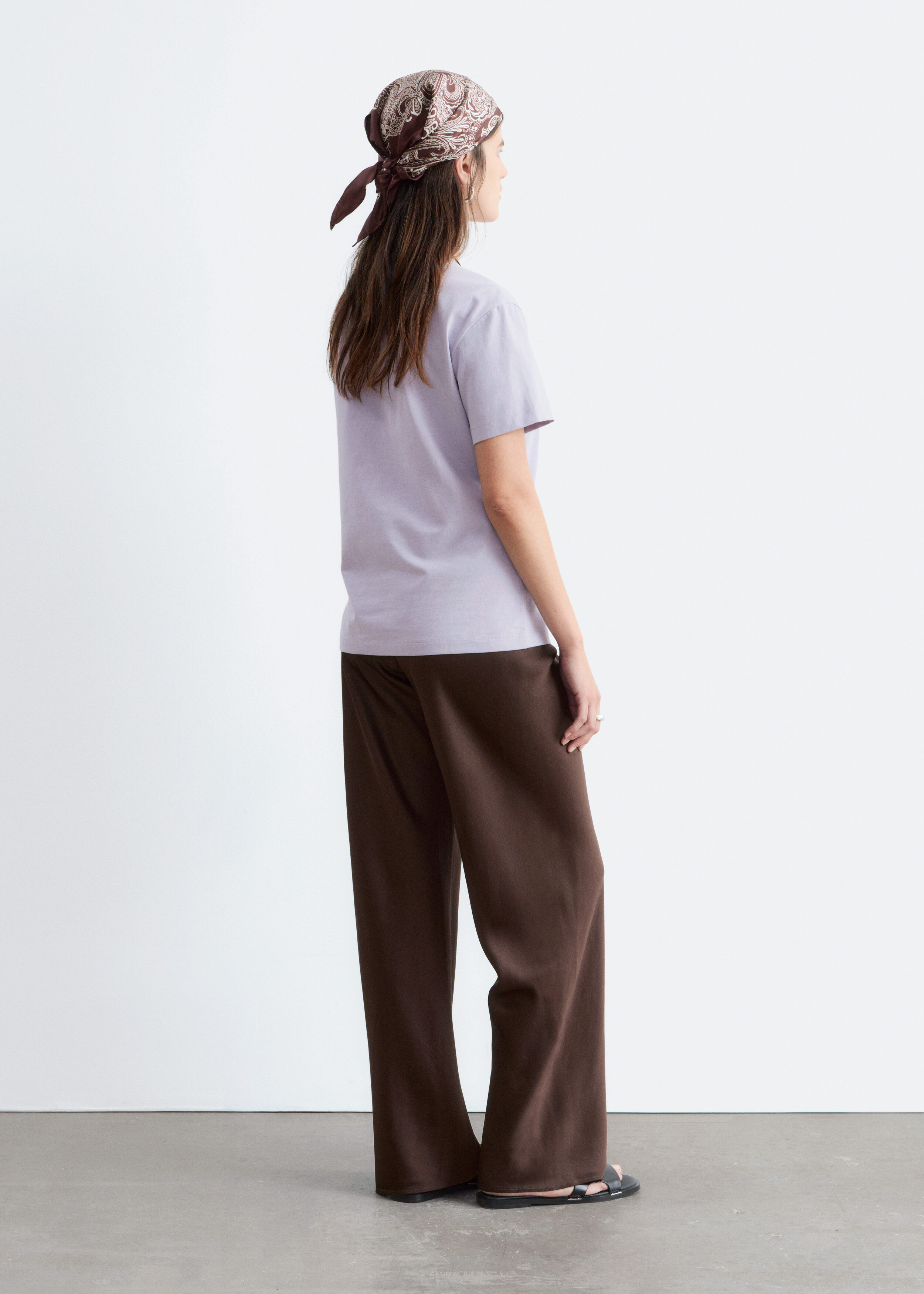& Other Stories COTTON CREW-NECK T-SHIRT