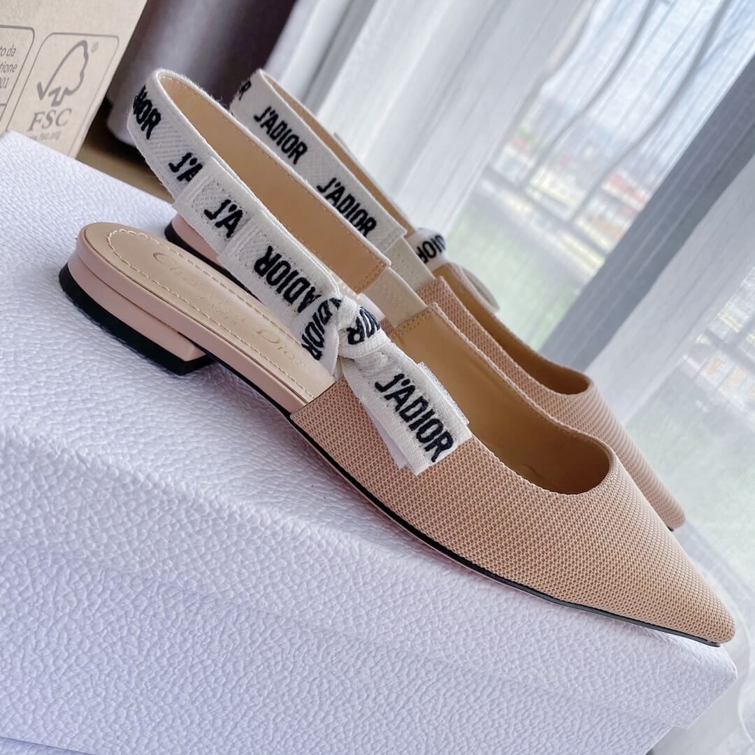 J Adior Slingback Flat - Top Club