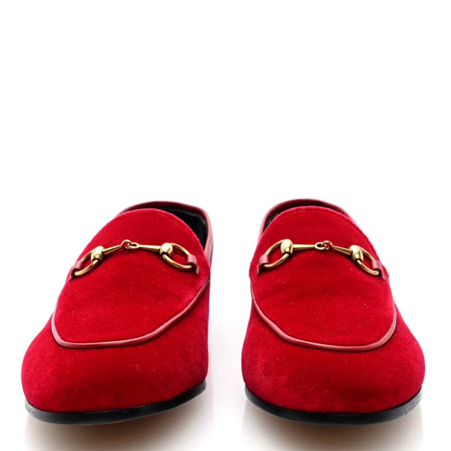 Velvet Horsebit Womens Jordaan Loafers 37 Hibiscus Red - Top Club