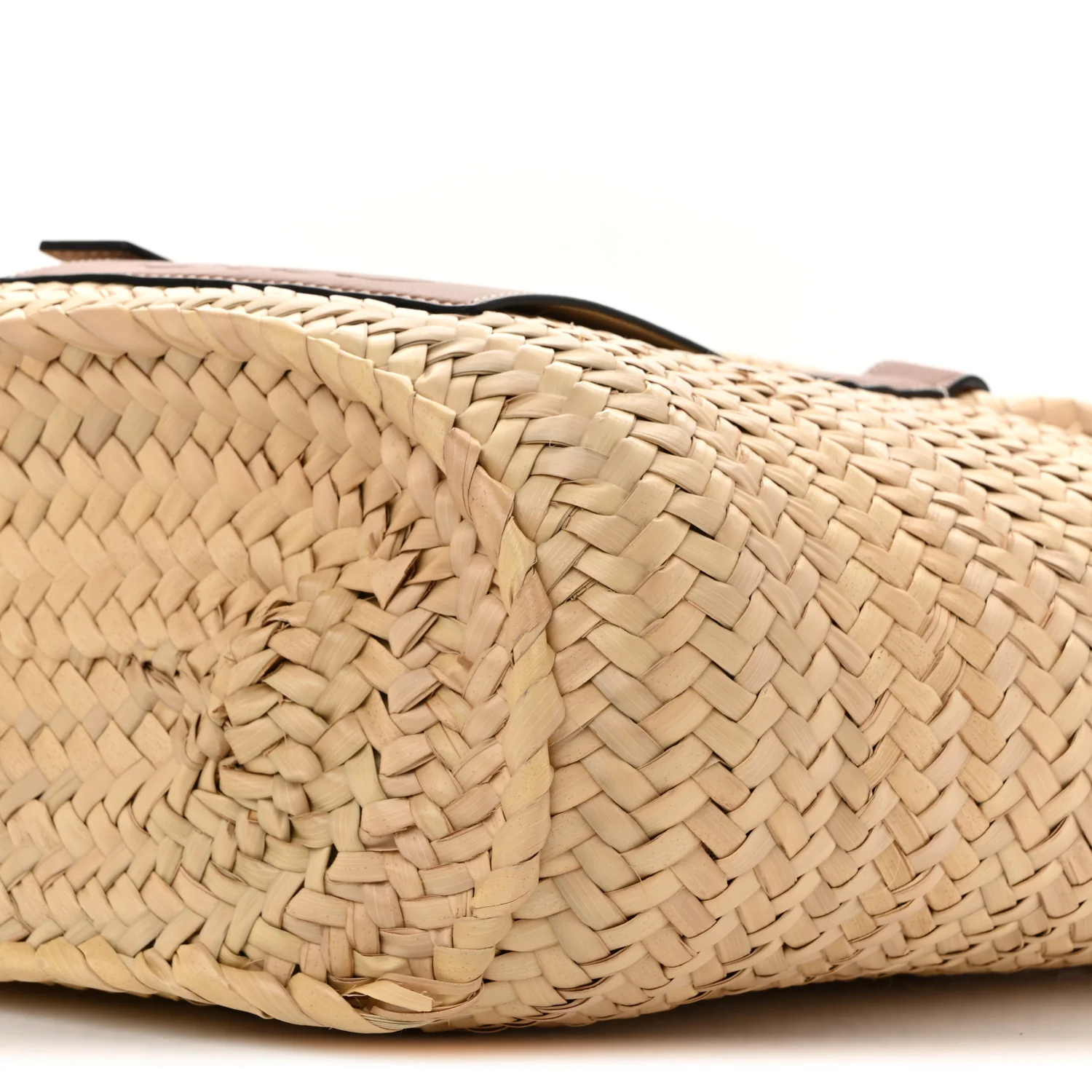 Raffia Basket Tote Bag Natural Tan - Top Club