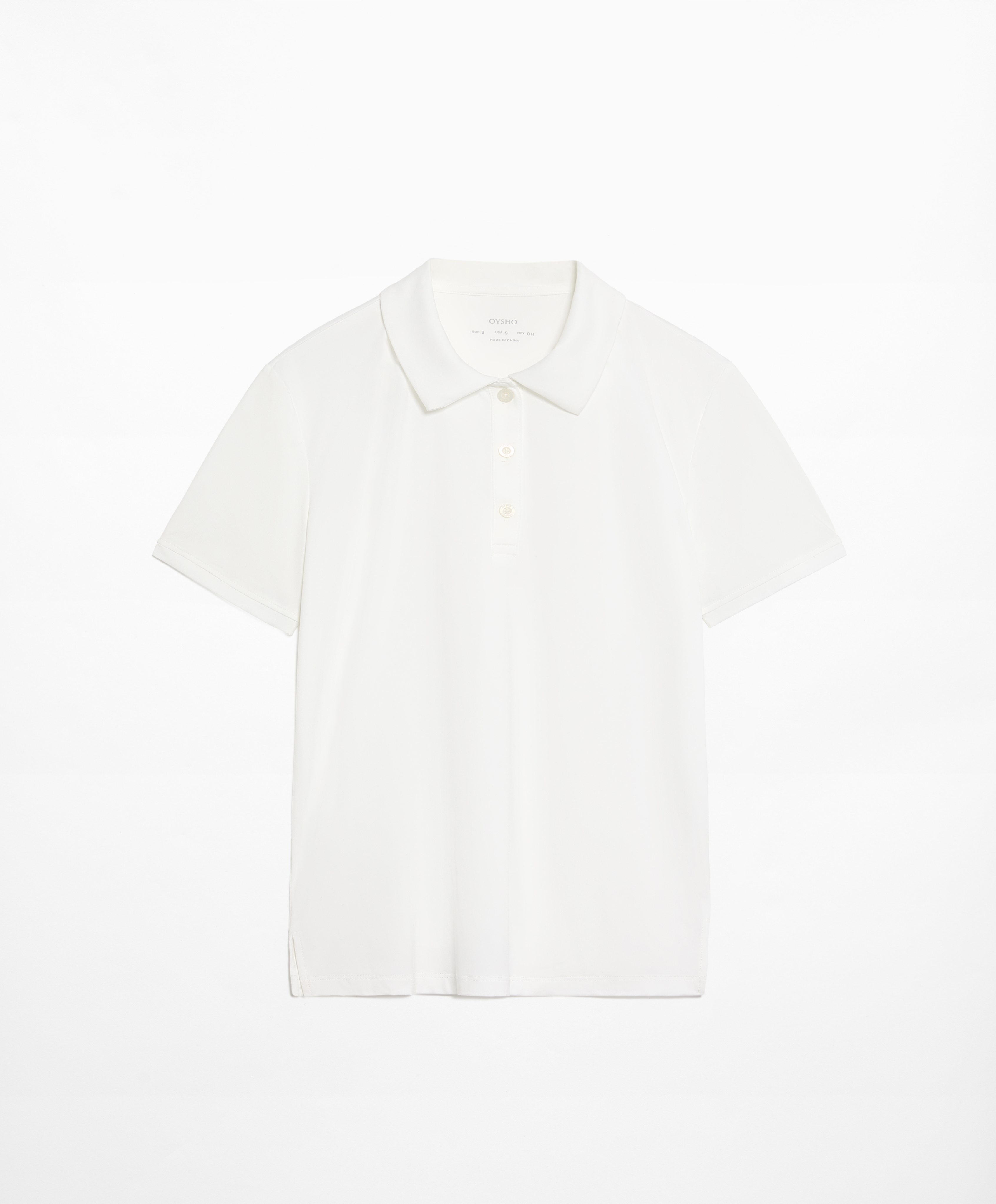 OYSHO Short-sleeved technical polo shirt