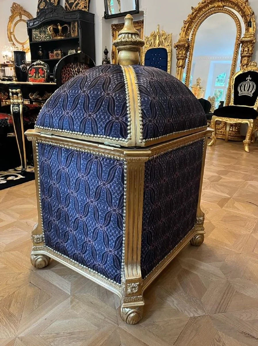 Pompöös by Baroque cat house purple / gold - Pompöös cat temple designed by Harald Glööckler - Pompöös animal furniture in the baroque style