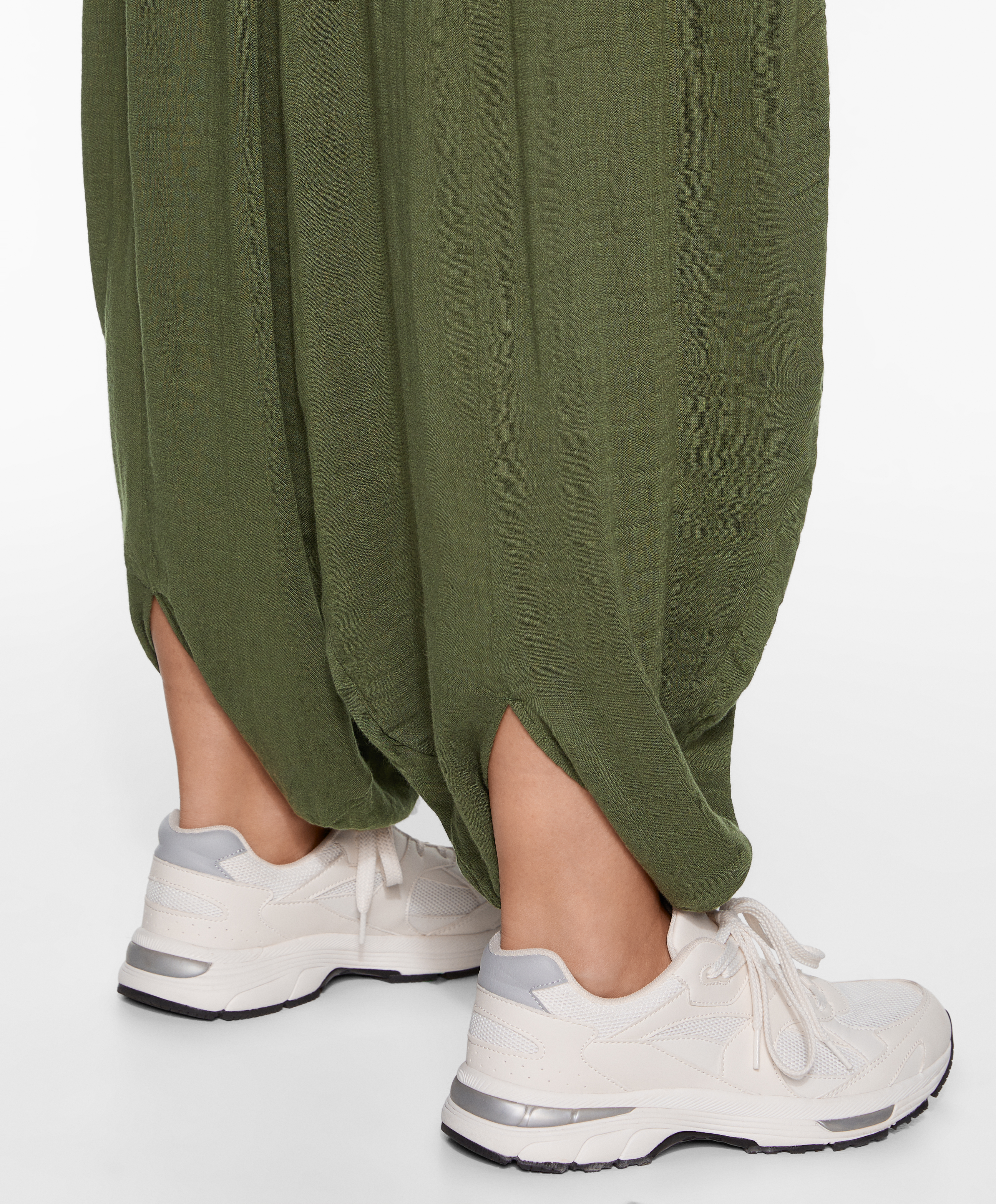 OYSHO Balloon trousers with cotton