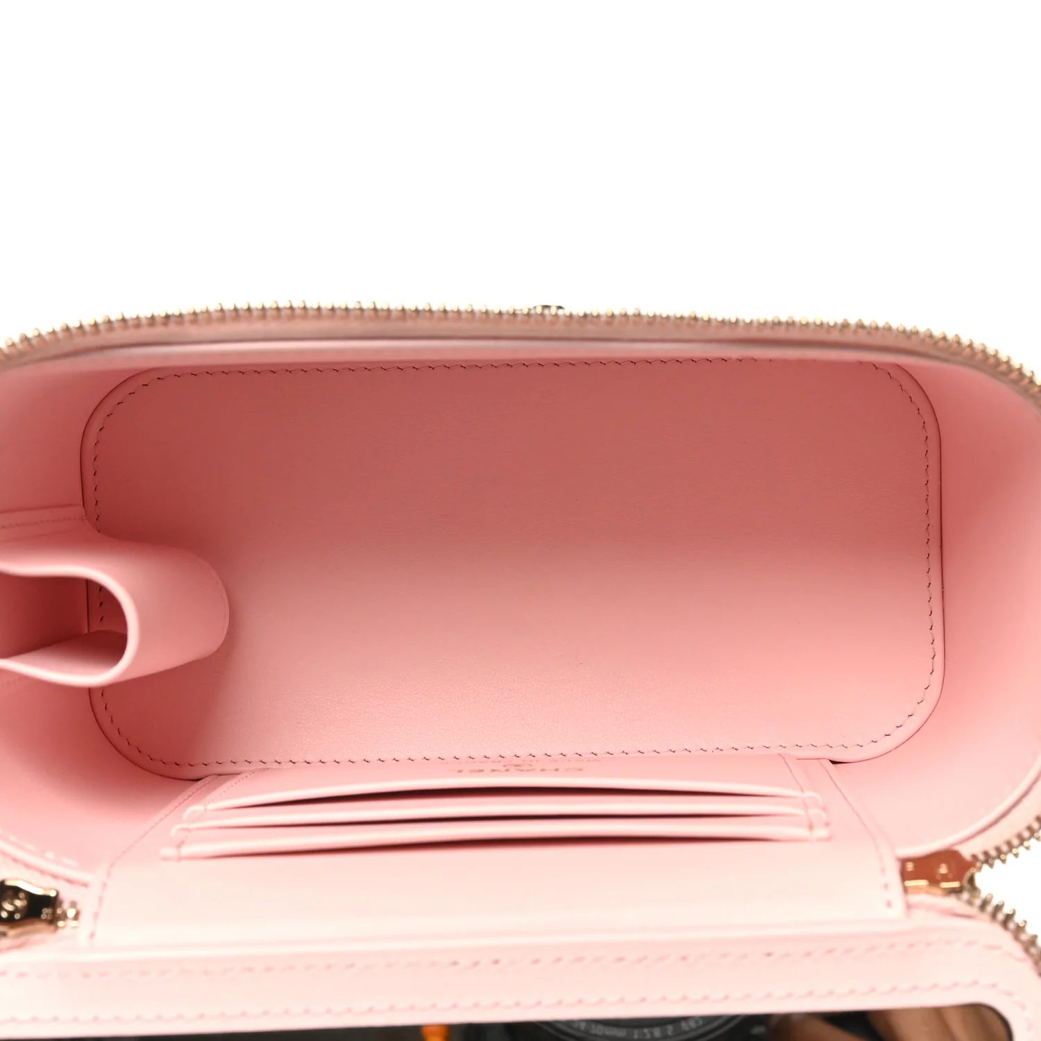 Caviar Quilted Top Handle Vanity With Chain Light Pink - Top Club