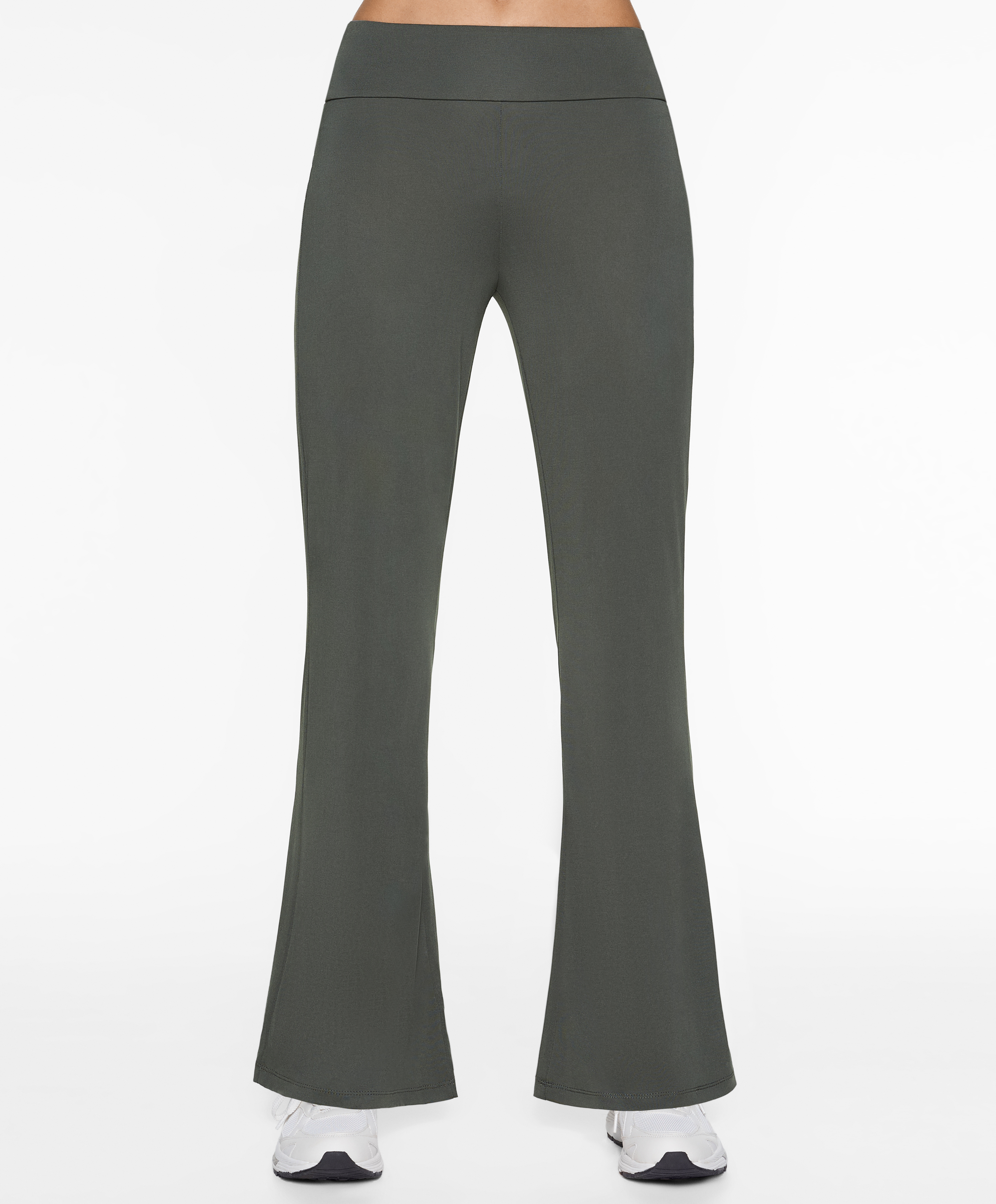 OYSHO Modal blend flare trousers