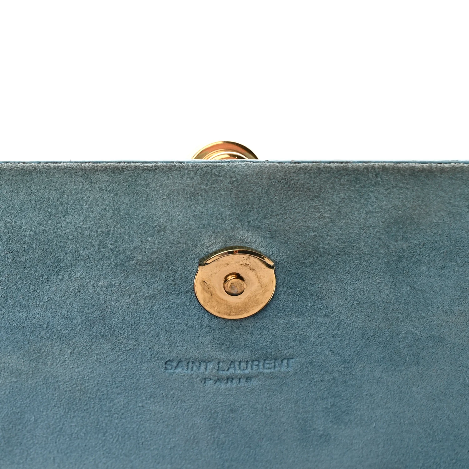 Smooth Calfskin Small Classic Monogram Kate Tassel Satchel Turquoise - Top Club