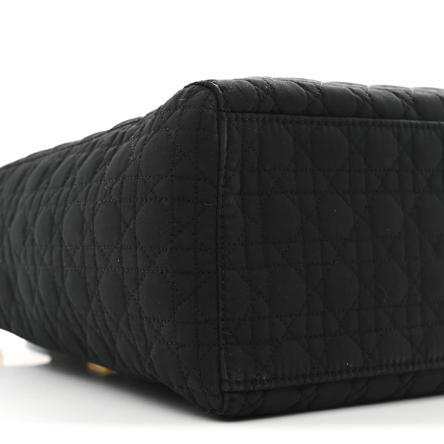 Nylon Cannage Large Lady Dior Black - Top Club