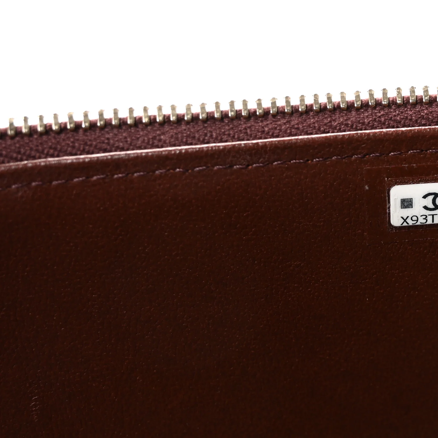 Lambskin Quilted Small Top Handle Vanity Case With Chain Dark Brown - Top Club
