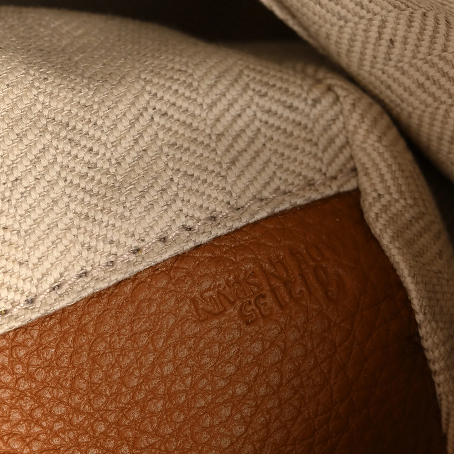 Grained Calfskin Small Puzzle Bag Tan - Top Club