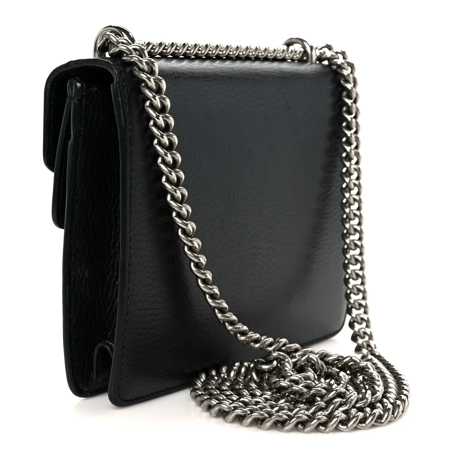 Calfskin Mini Dionysus Shoulder Bag Black - Top Club