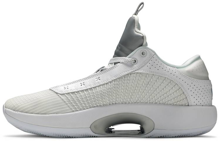 Air Jordan 35 Low PF  White Metallic Silver  CW2459-100 - Sneaker Replica Workshop