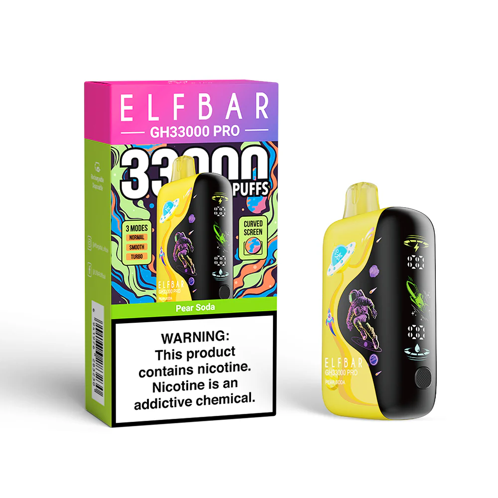 ELFBAR GH33000 PRO Rechargeable Disposable Vape (All Flavours)