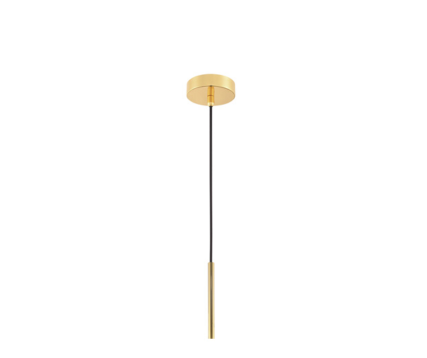 Pendant Lamp Blown glass brass small