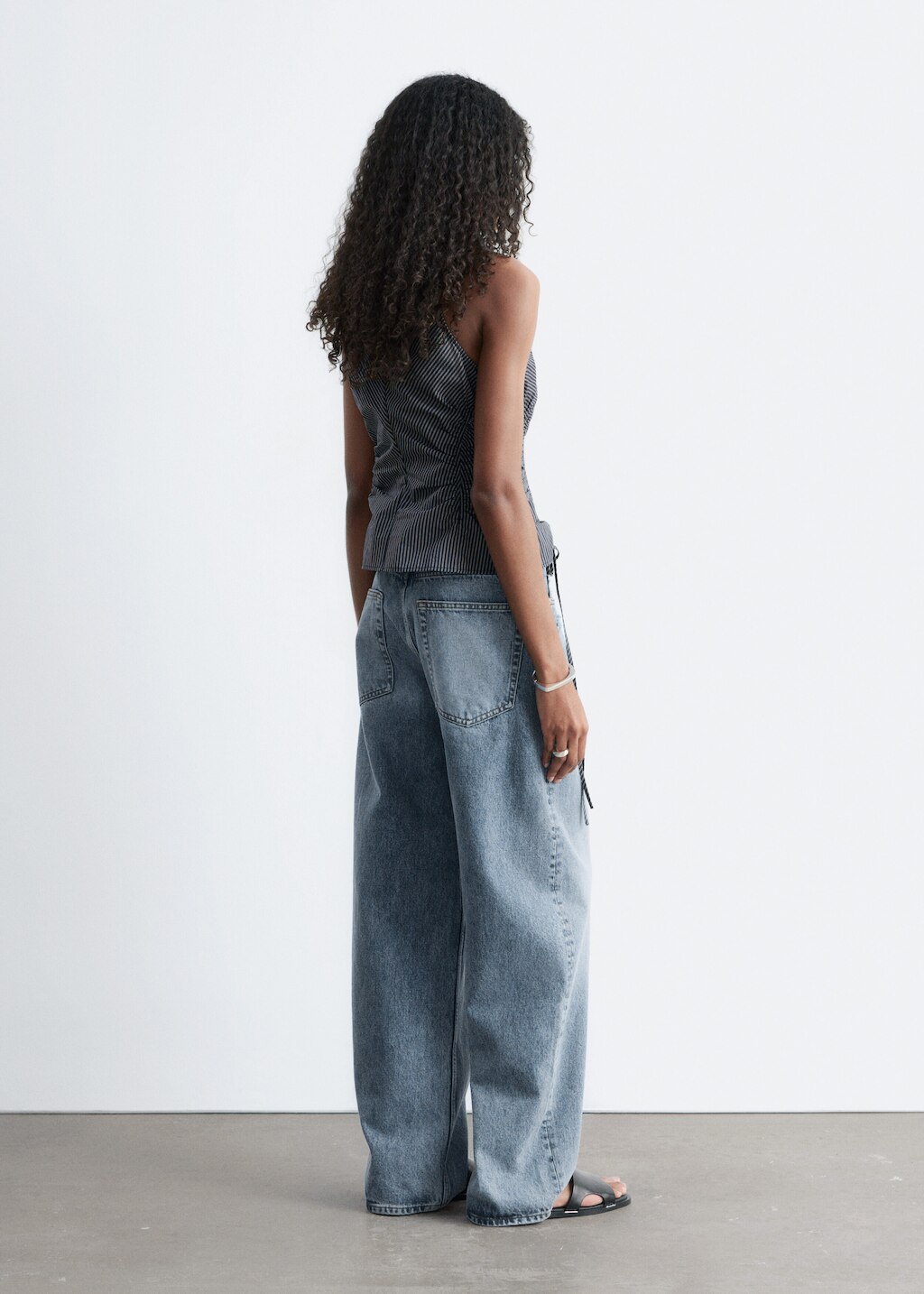 & Other Stories SLEEVELESS DRAWSTRING TOP