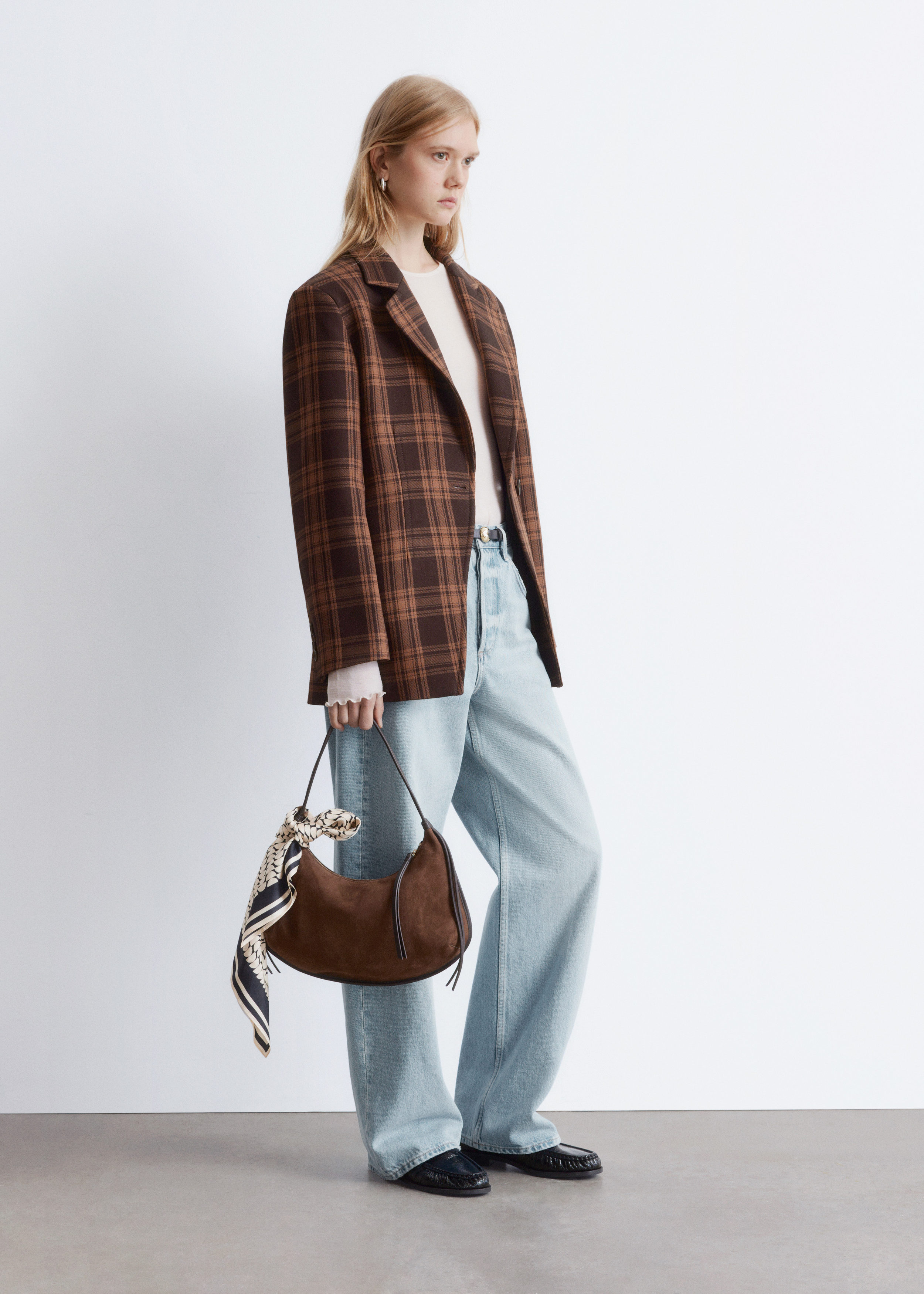& Other Stories FITTED SHOULDER-PAD BLAZER