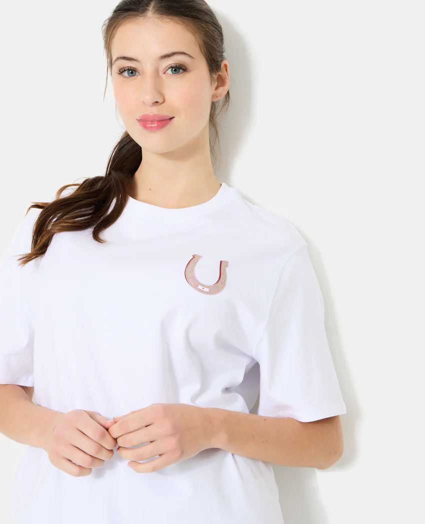 Pimkie T-shirt oversize avec print poitrine et dos