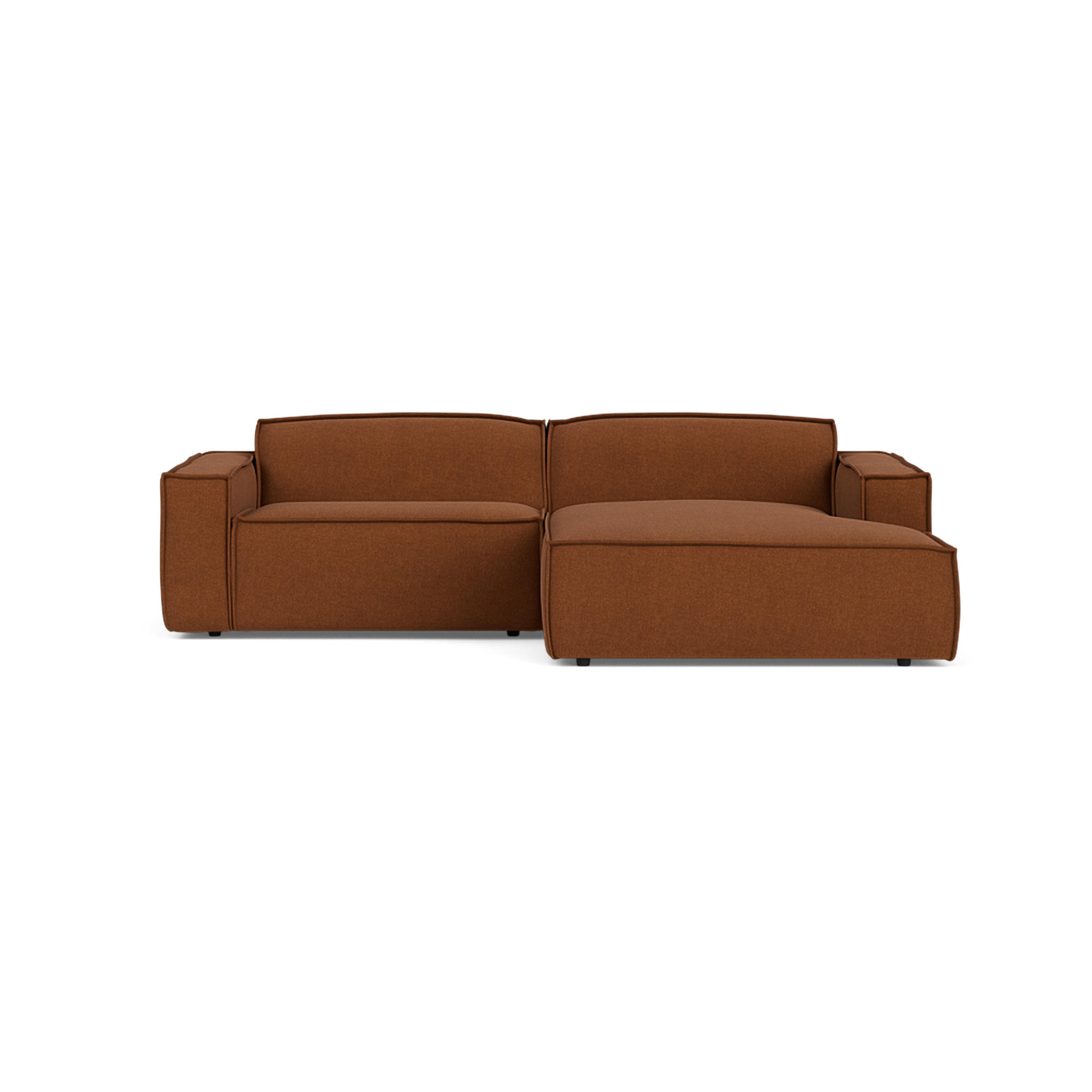 Hoekbank Edge divan rechts soil hazel