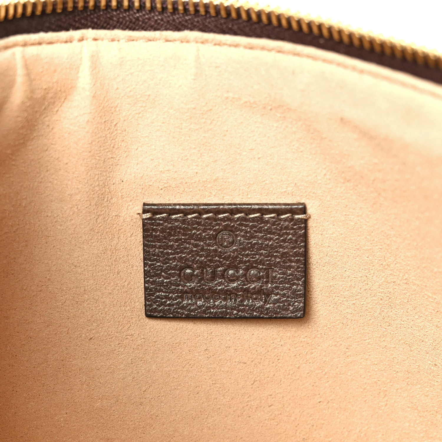 GG Supreme Monogram Large Ophidia Pouch Clutch Brown - Top Club