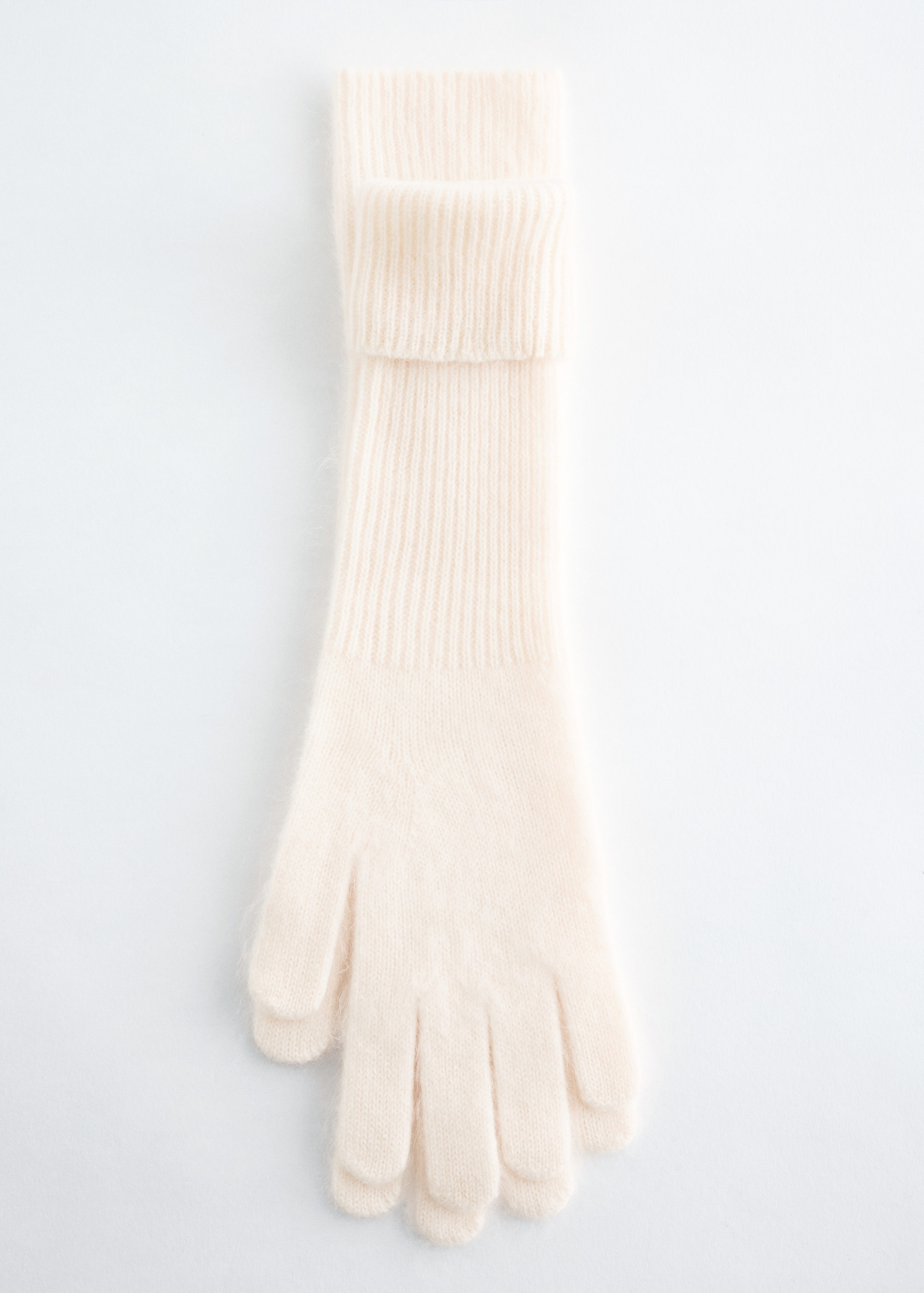 & Other Stories KNITTED BRUSHED CASHMERE GLOVES
