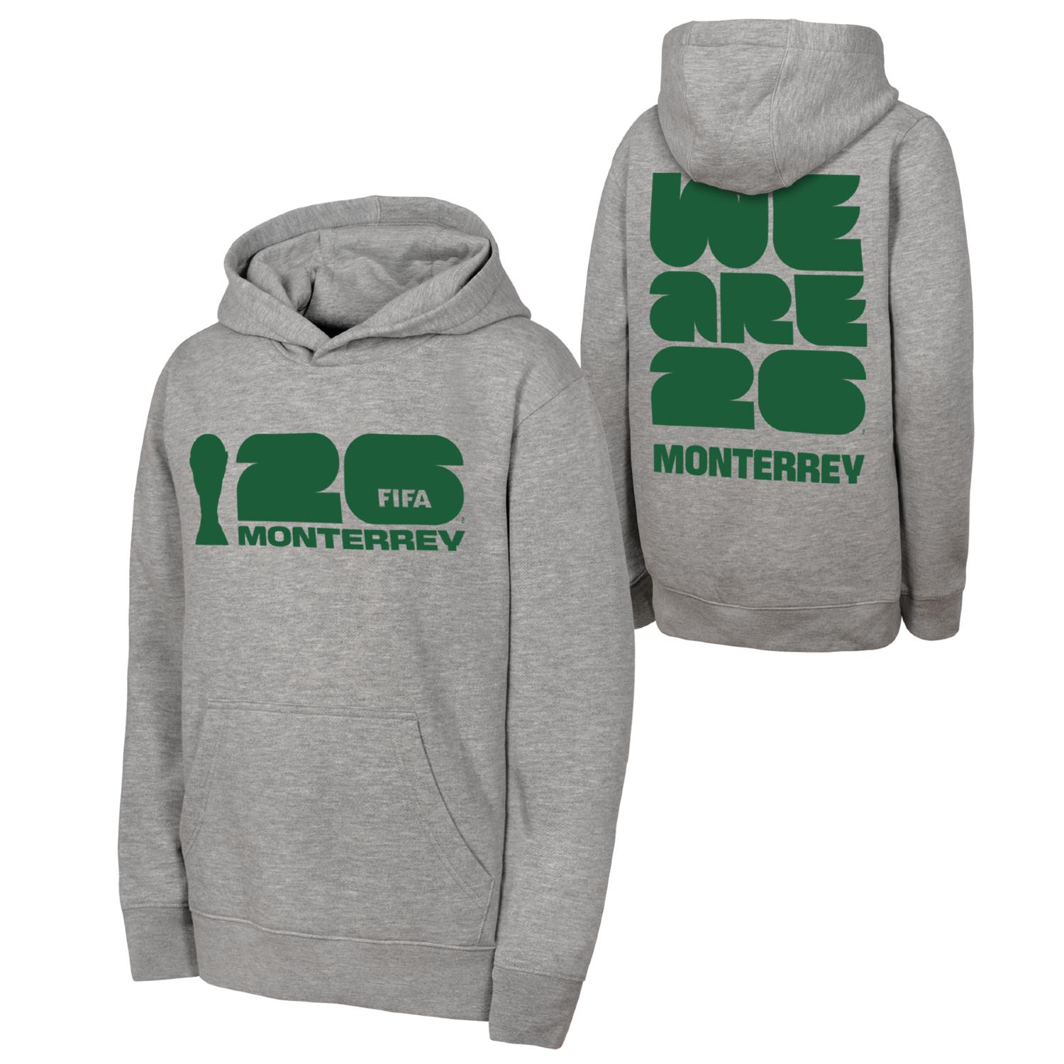 2026 World Cup Monterrey Grey Hoodie - Unisex