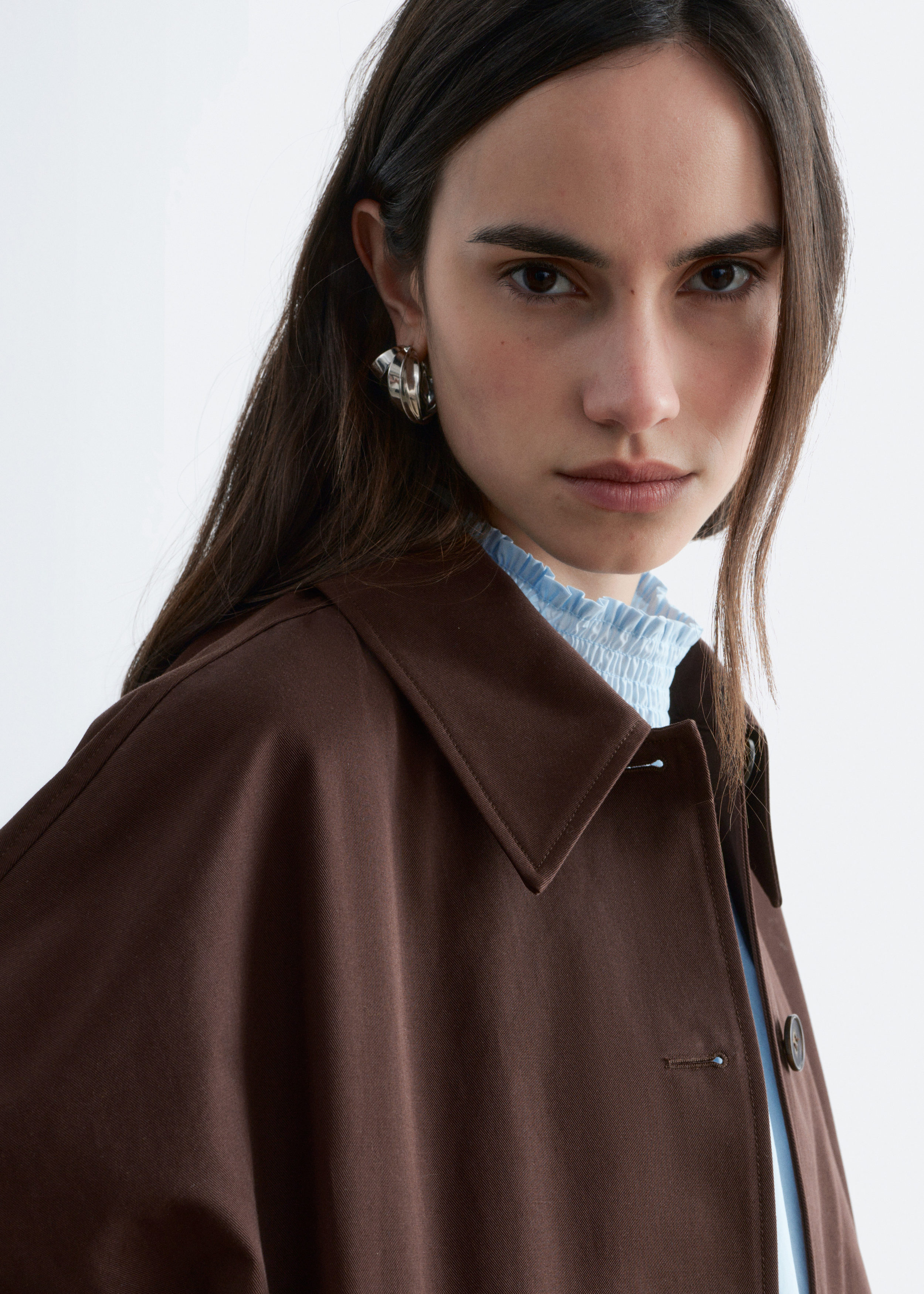 & Other Stories BOXY COTTON JACKET