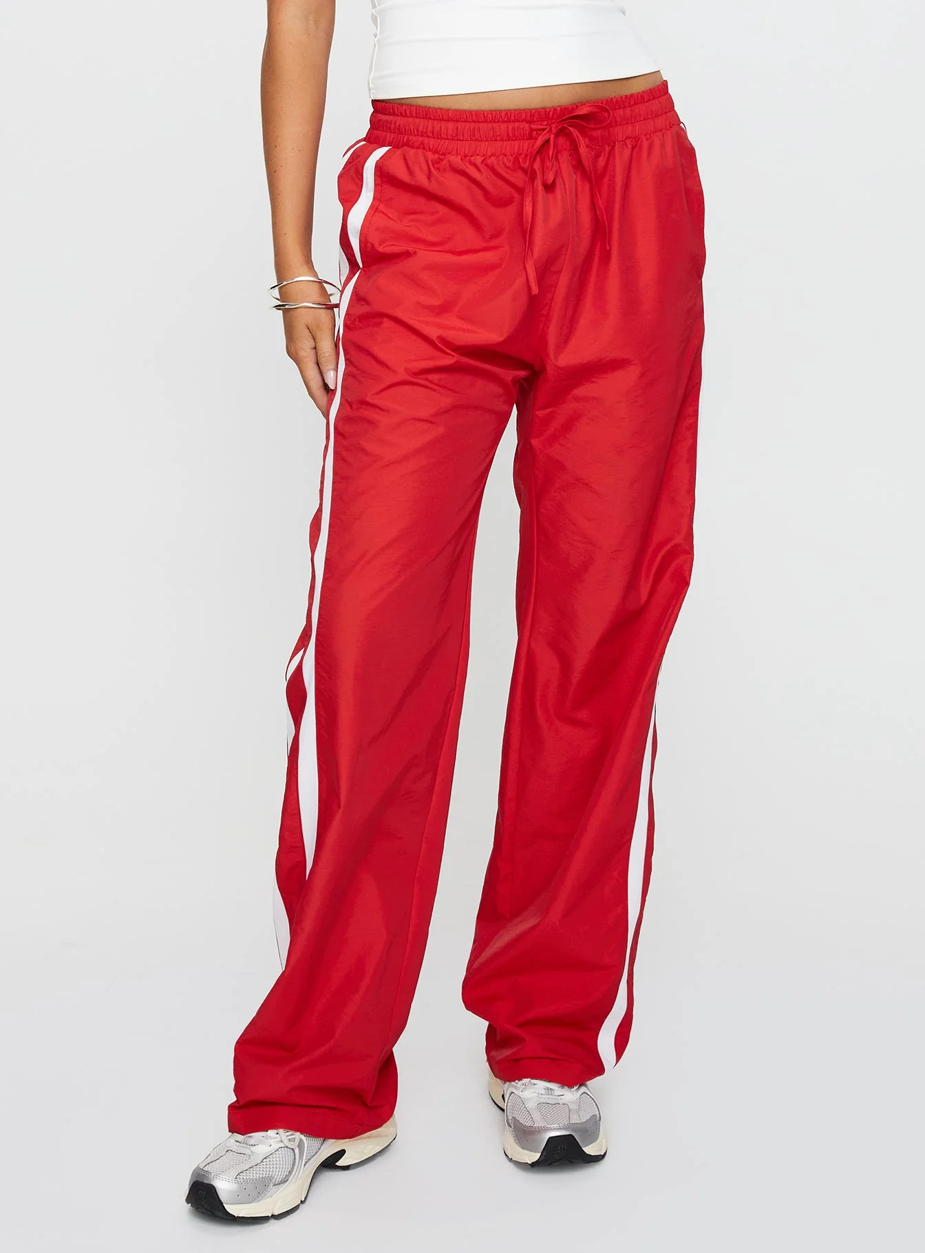Keli Track Pants Red / White
