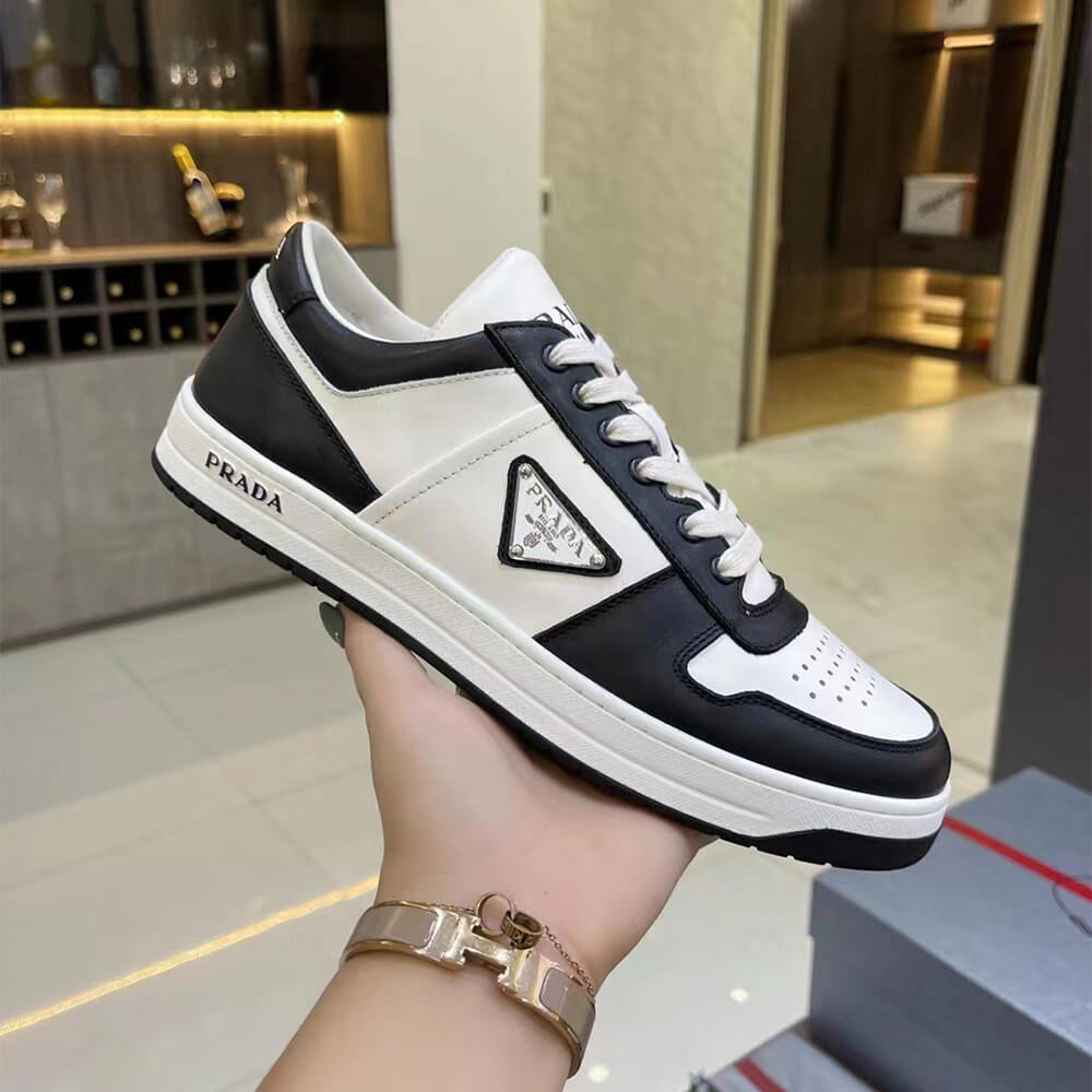 Prada Downtown nappa leather sneakers - Top Club