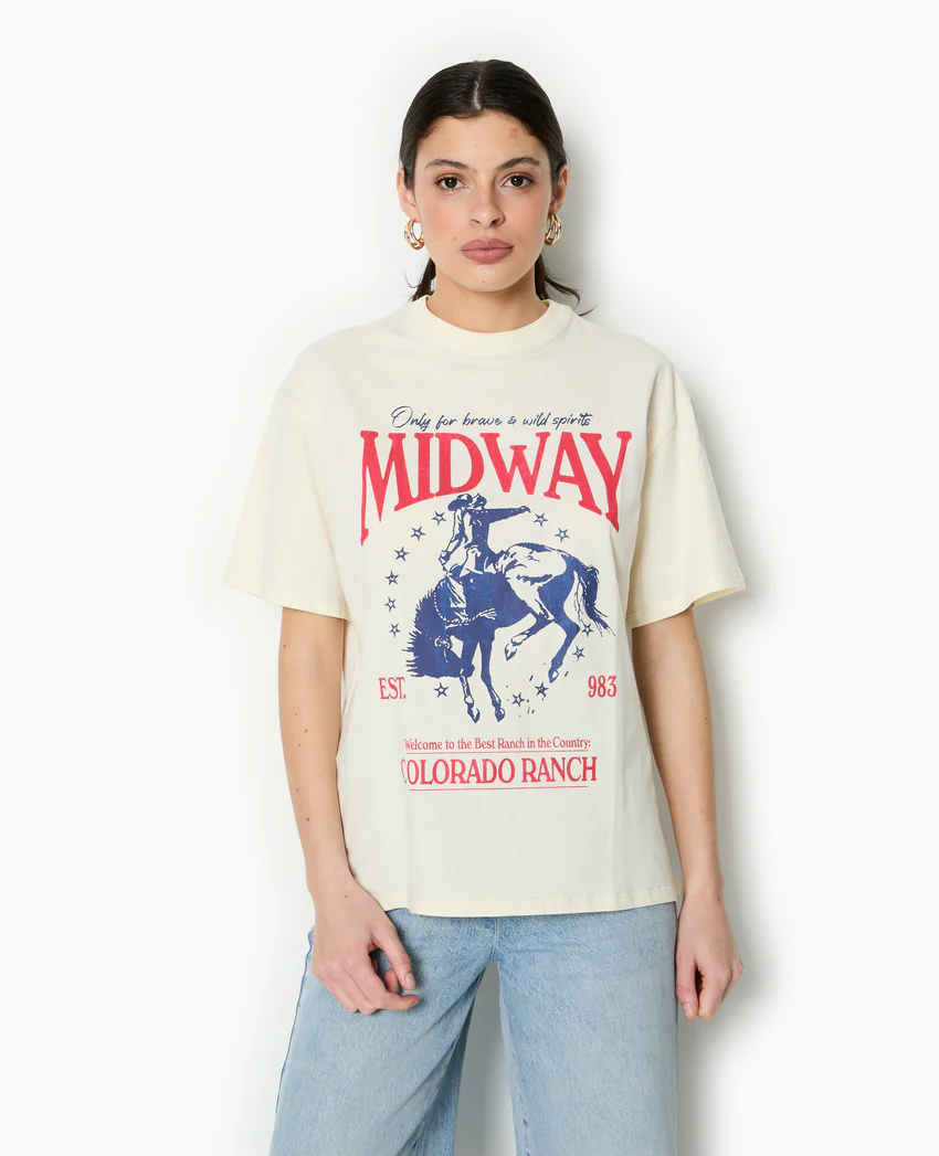 Pimkie T-shirt oversize avec print devant